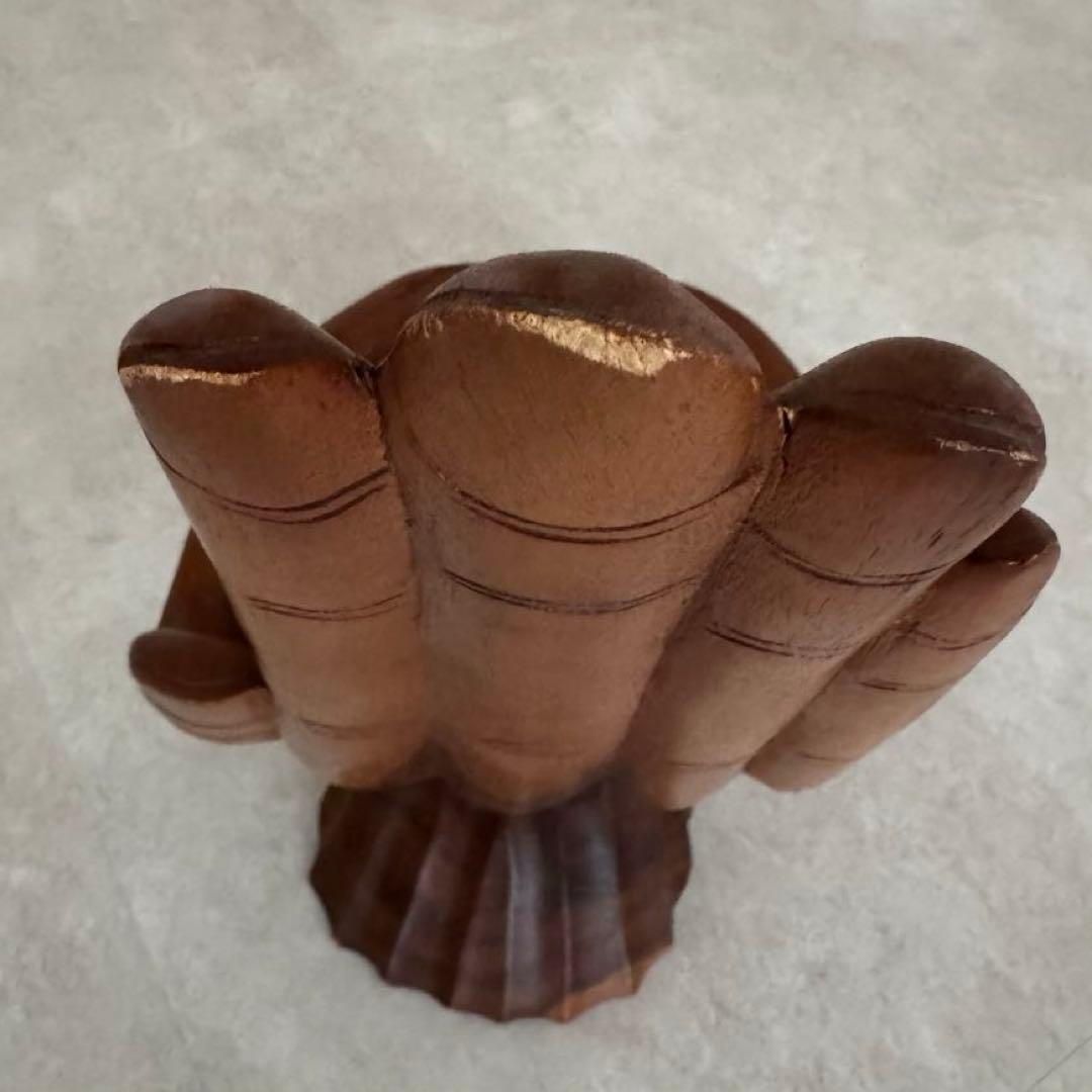 木製 手 椅子 スツール オブジェ アジアン インテリア