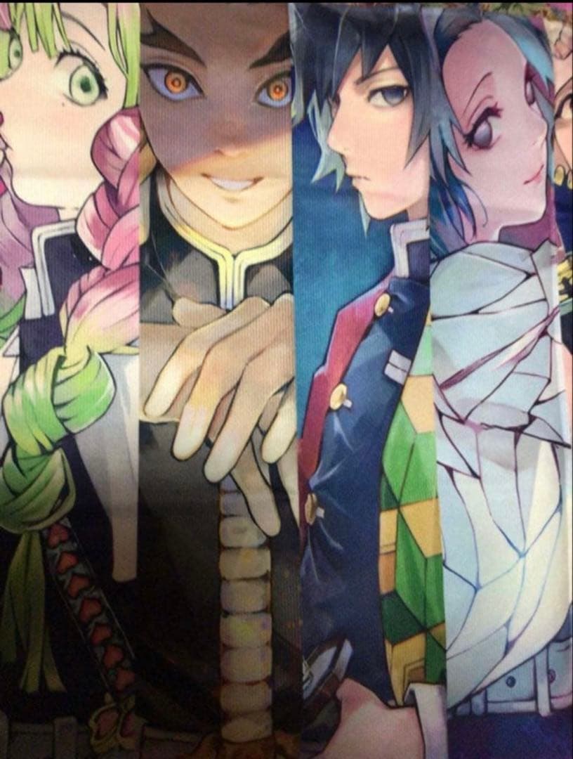 鬼滅の刃 柱集結　布製　タペストリー 50×70 美品 映える神デザイン　飾れる