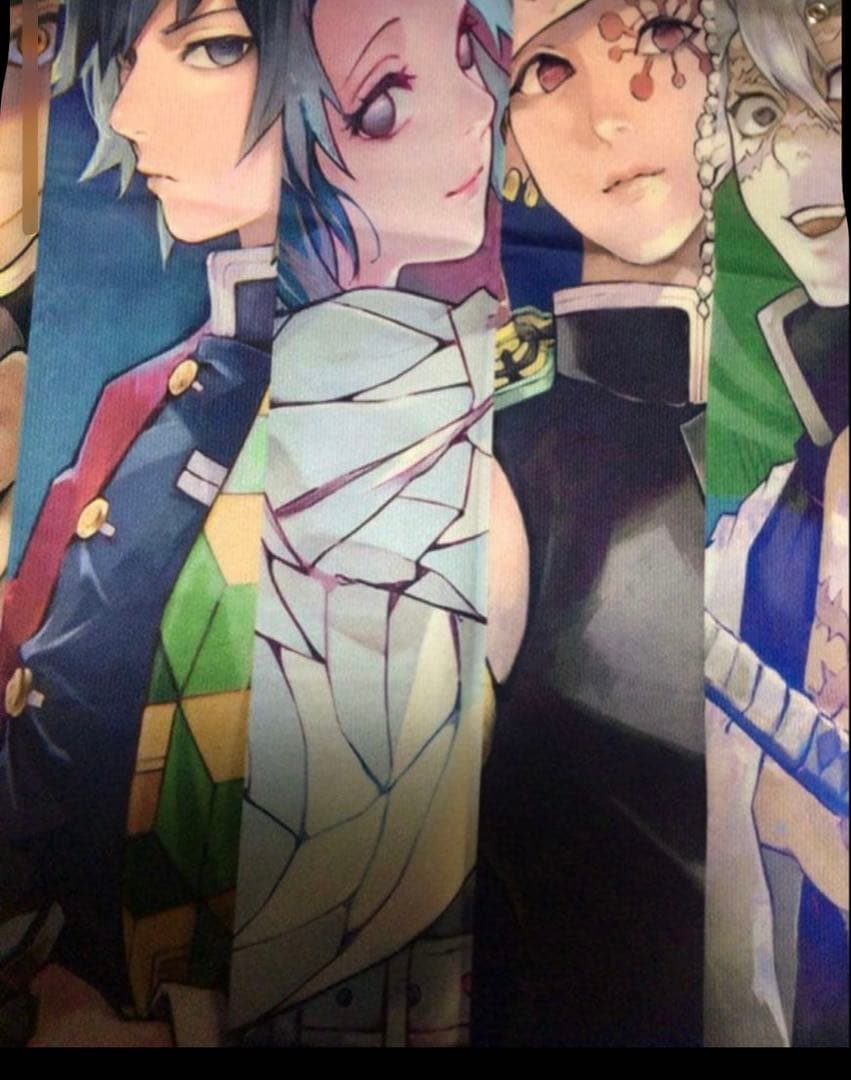 鬼滅の刃 柱集結　布製　タペストリー 50×70 美品 映える神デザイン　飾れる