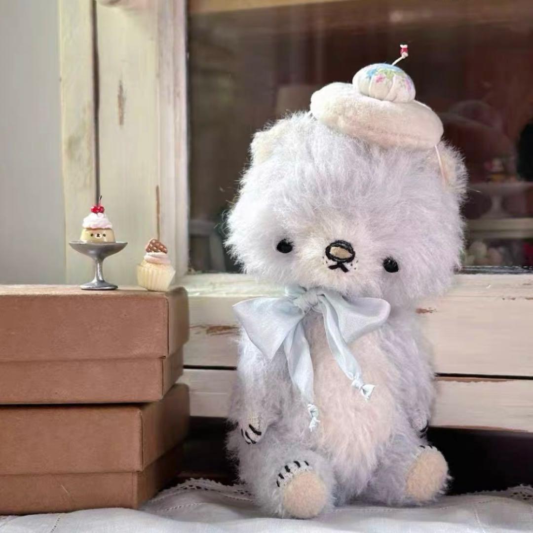 仔熊もちくん アーティストベア 海外作家様 ハンドメイド ぬいぐるみ テディベア