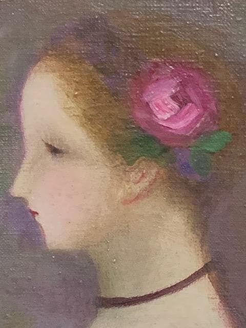 綺麗な逸品❣️黒木トモ子❣️新世紀美術協会◆油彩Ｆ３号◆評価２５万円／号