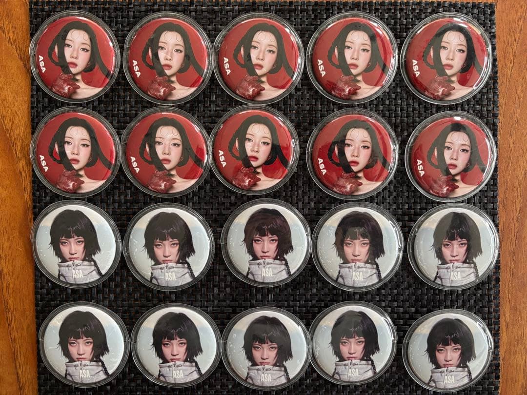 【公式品】BABYMONSTER グッズ 痛バック アサ　缶バッジまとめ売り