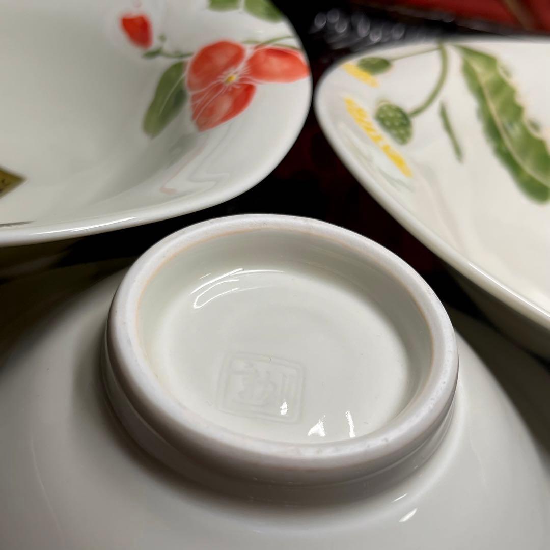 【新春にも】 波佐見焼 勲山窯 野の花 なぶり 銘々鉢 セット 向付