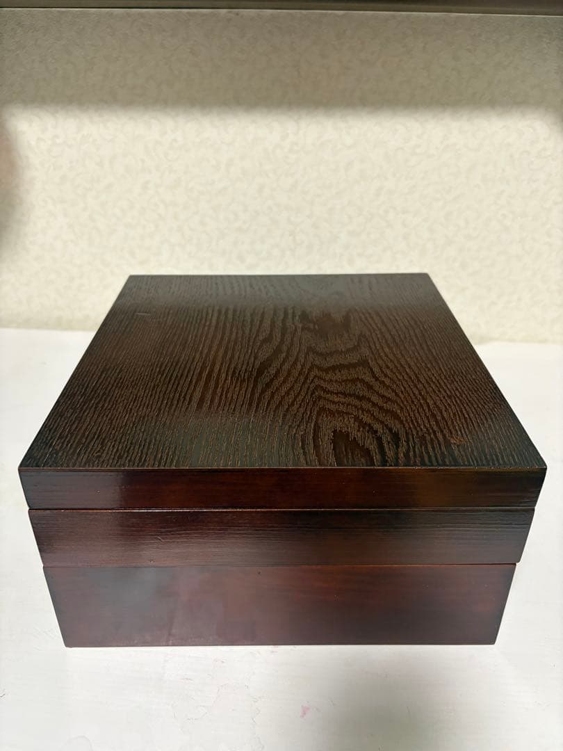 花柄陶器食器セット 8個 木製収納箱付き