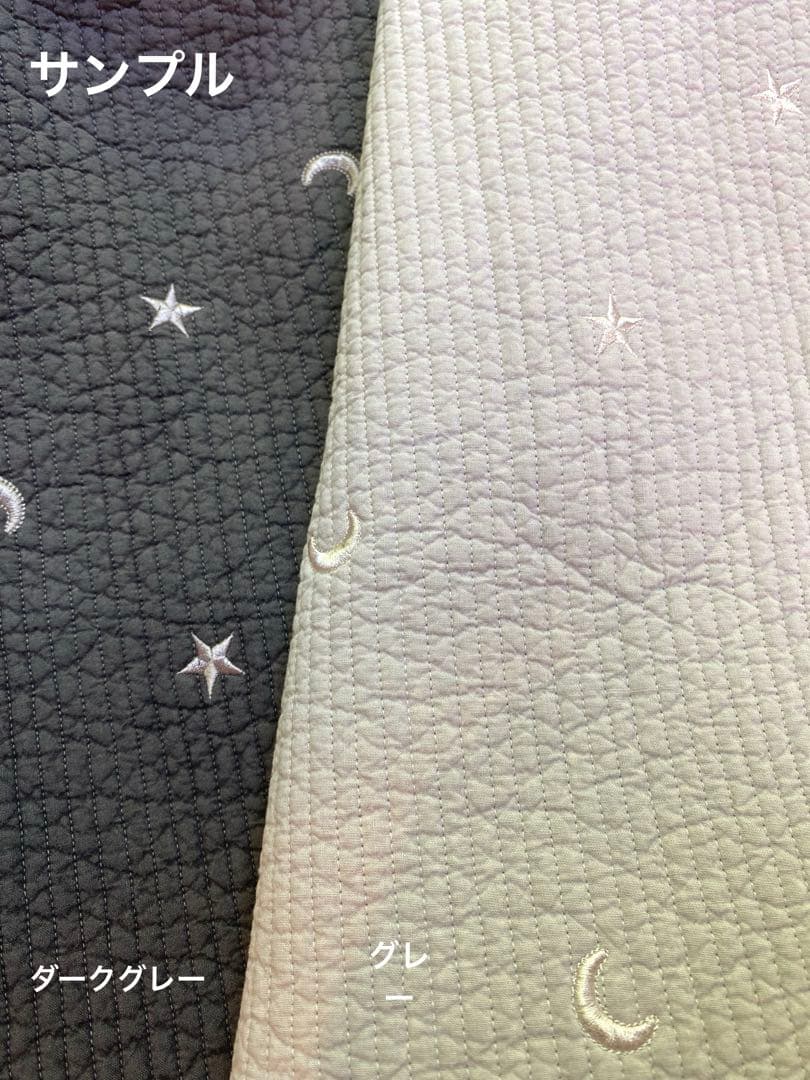 程よいサイズでポケットいっぱいヌビバッグ　グレー×チューリップ　ハンドメイド