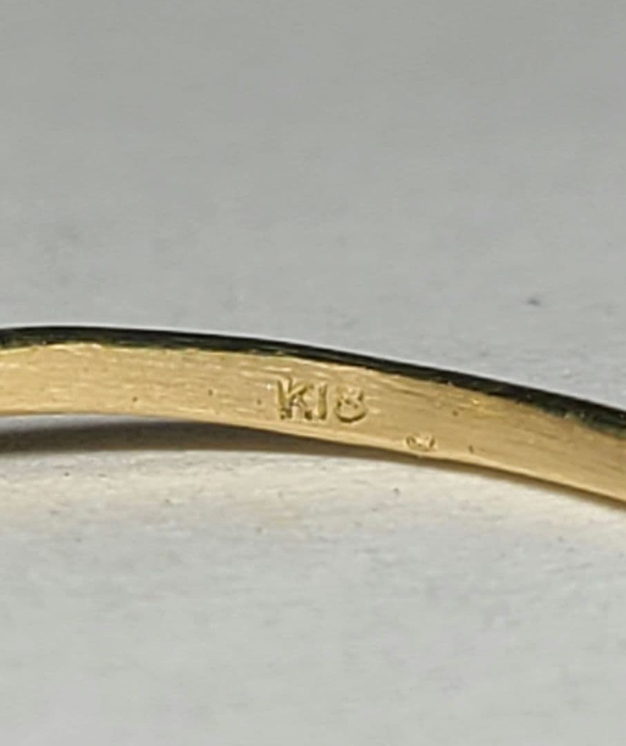 ビビッドブルーの共演★バターリャパライバトルマリン&アウイナイト18金リング★