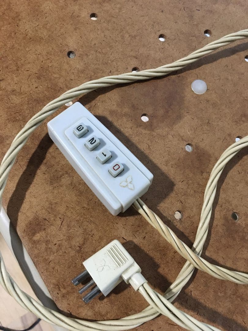 三菱　扇風機　R30-V レトロ　リモコン付き