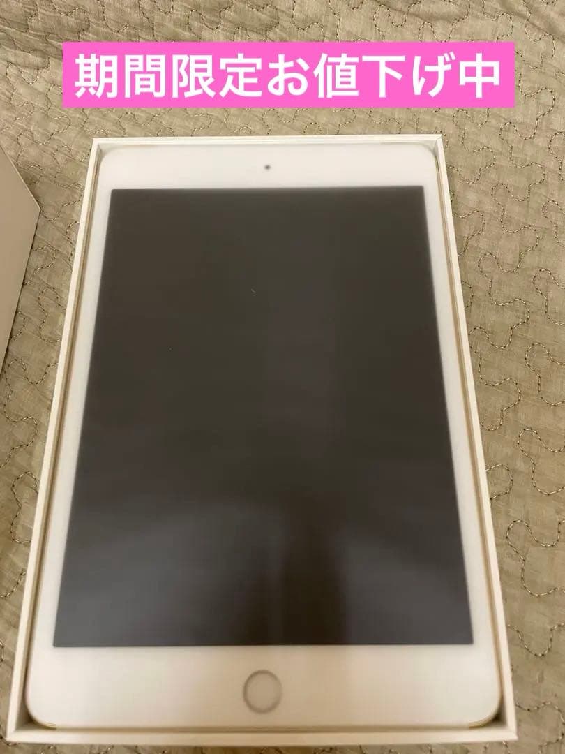 iPad mini 4 Wi-Fi Cellular 32GBGold付属品付き
