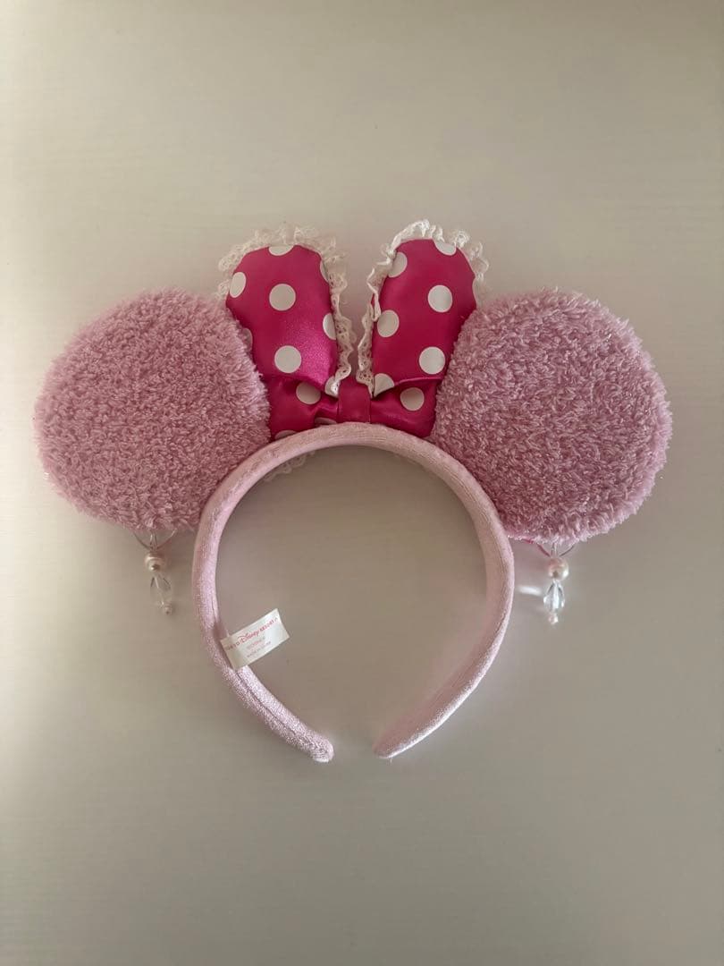 ディズニー ミニー カチューシャ イヤリング ピンク