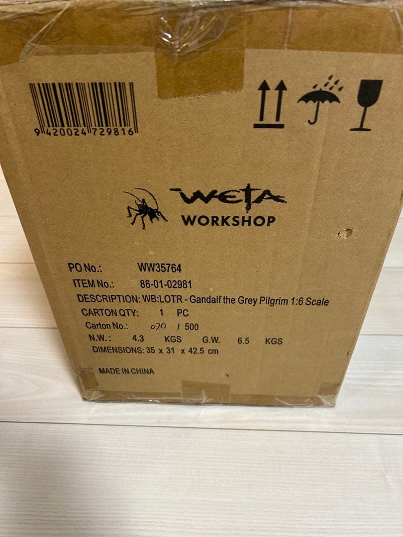 ウェタ 灰色のガンダルフ 1/6スタチュー