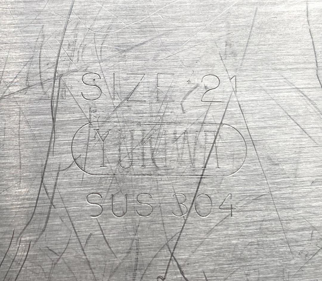 ユキワ 18-8ステンレス 角深型キッチンポット 5個セット 手・目盛・蓋付 ①