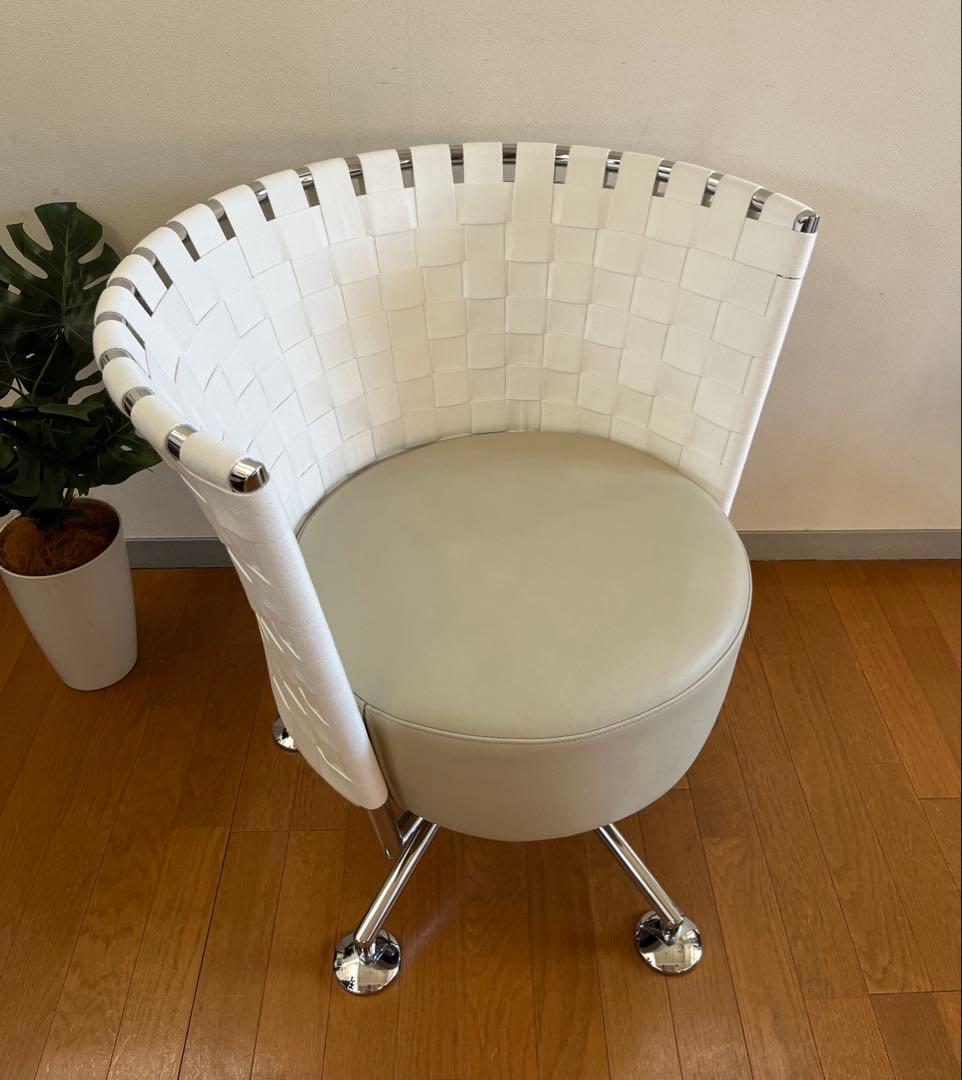 ドイツ　COR コア　サーコ　ラウンジチェア　本革　ポストモダン　39万　美品