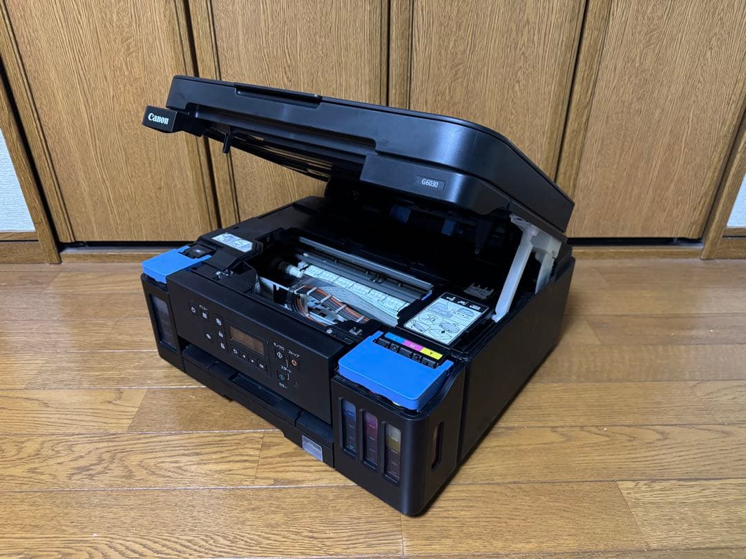 【美品・印刷枚数少】 Canon G6030 インクジェット複合機 黒 ギガタン