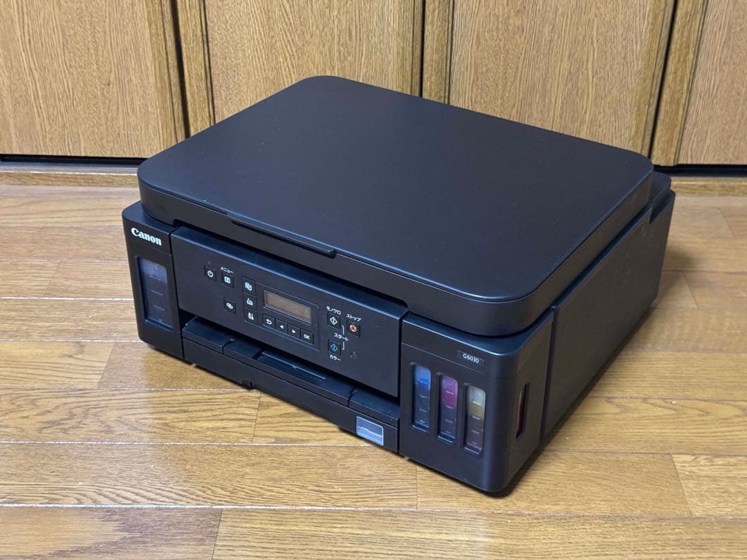 【美品・印刷枚数少】 Canon G6030 インクジェット複合機 黒 ギガタン