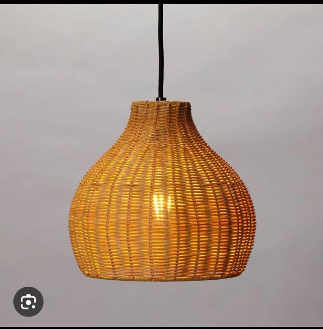 新品　ニトリ　電気　インテリア竹ペンダントライト NA001 baiya 照明