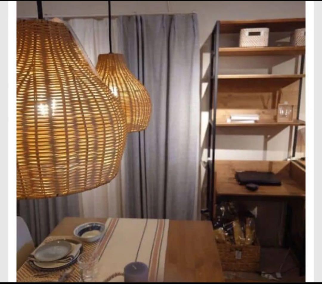 新品　ニトリ　電気　インテリア竹ペンダントライト NA001 baiya 照明