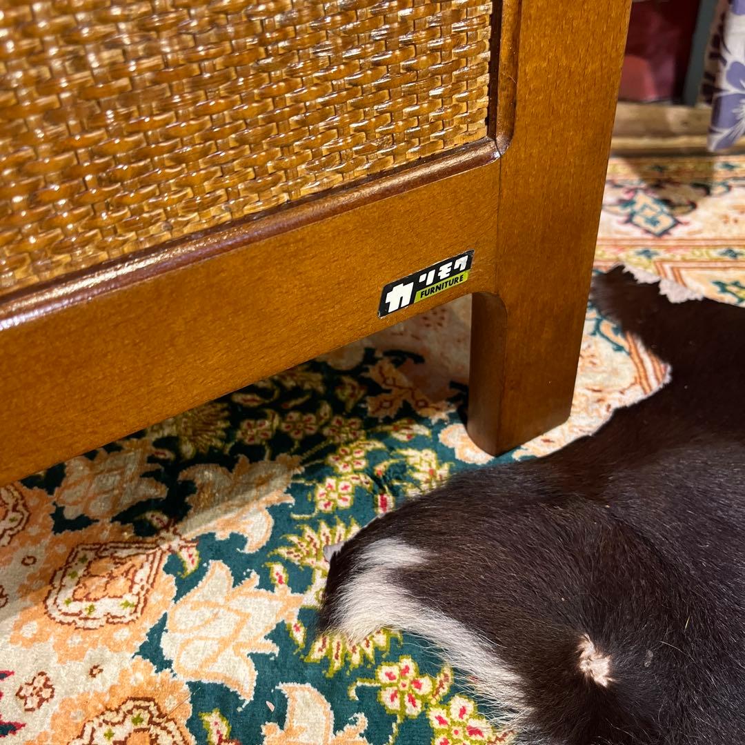 オールド　カリモク　クラシック　木製ラック