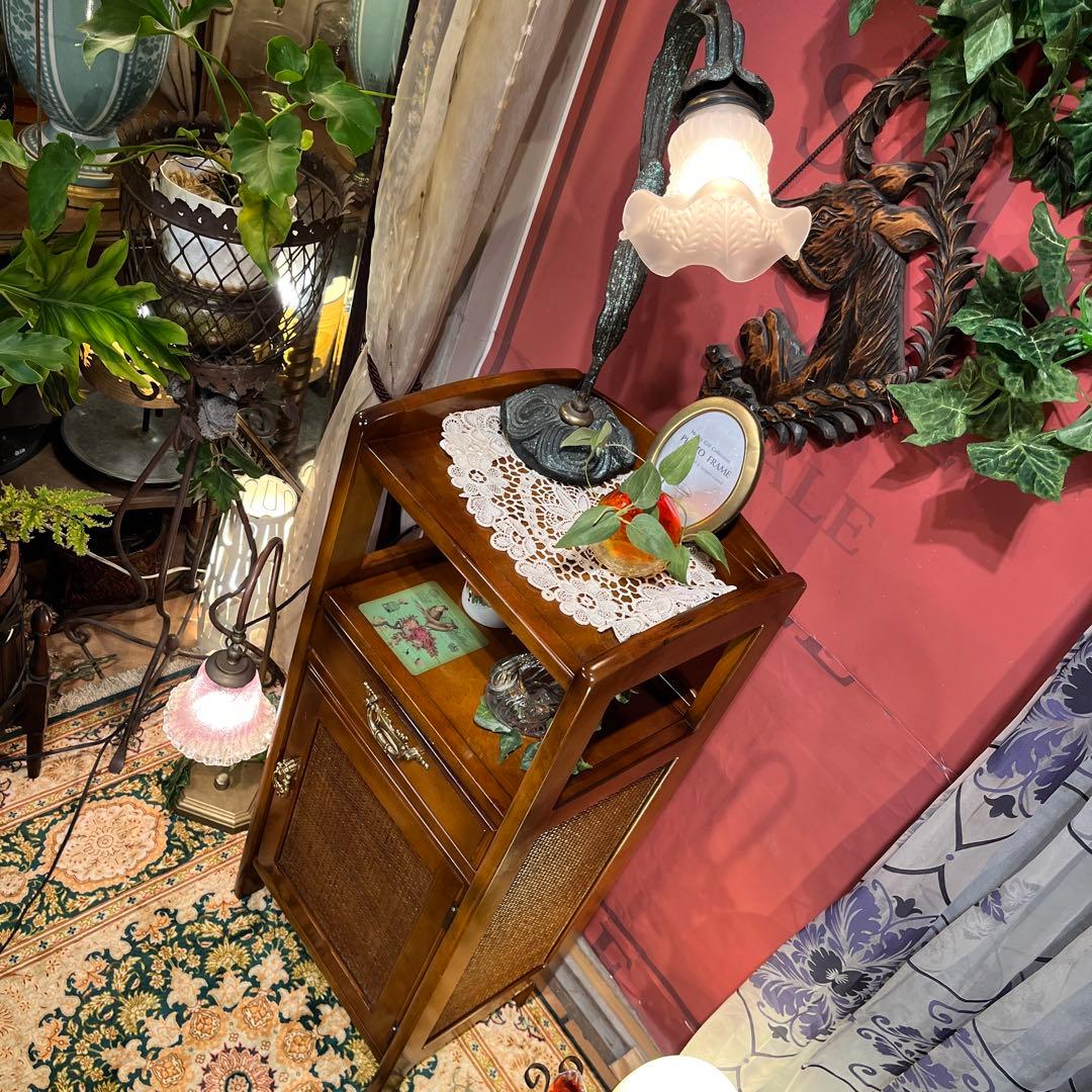 オールド　カリモク　クラシック　木製ラック