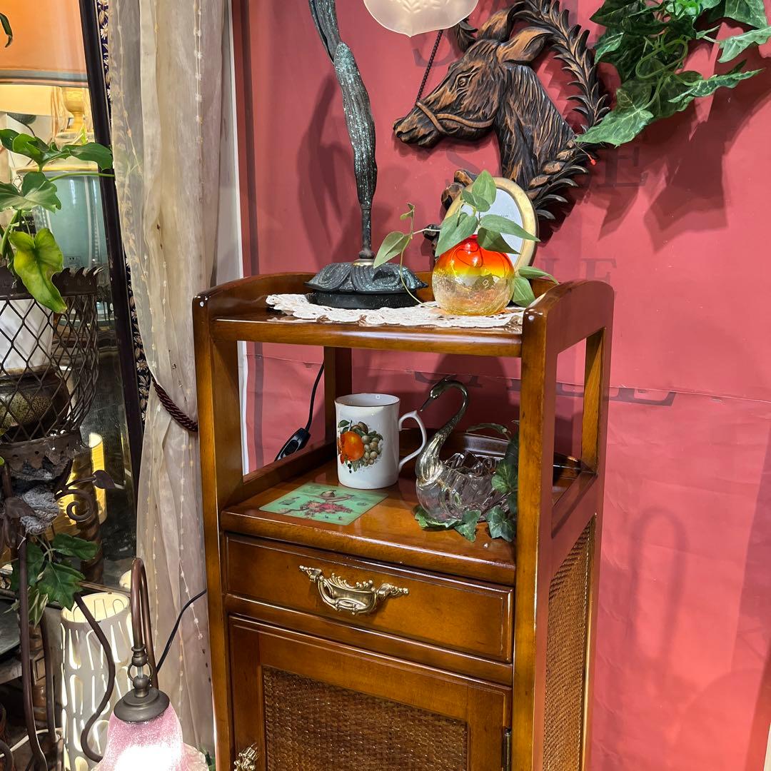 オールド　カリモク　クラシック　木製ラック