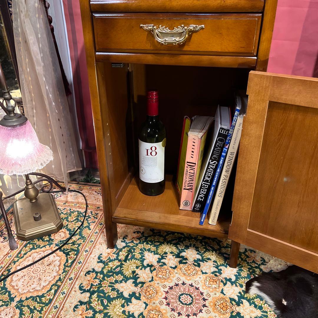 オールド　カリモク　クラシック　木製ラック