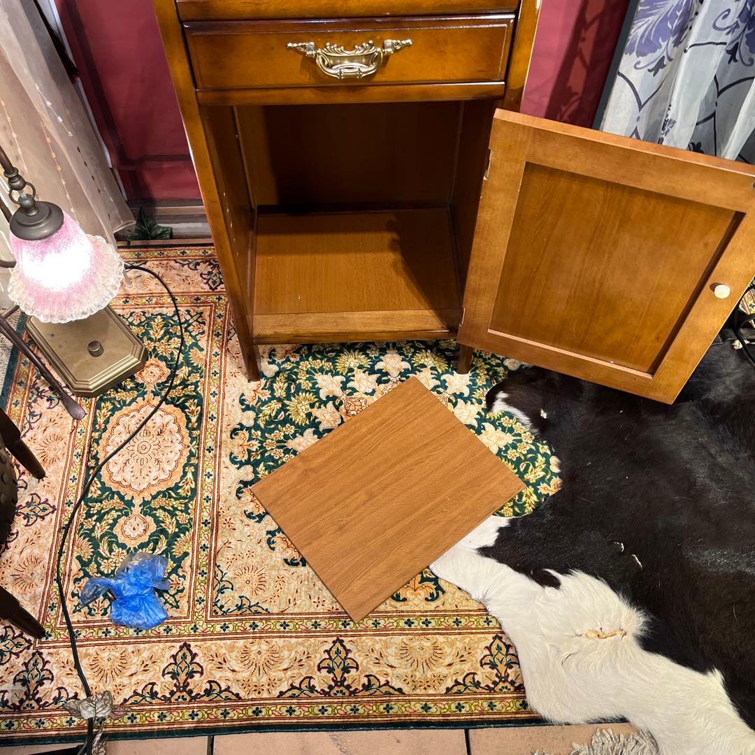 オールド　カリモク　クラシック　木製ラック