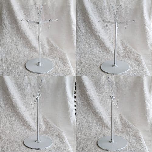 ✧ブルー＆ピンク桜瑪瑙 バタフライス タンド付✧