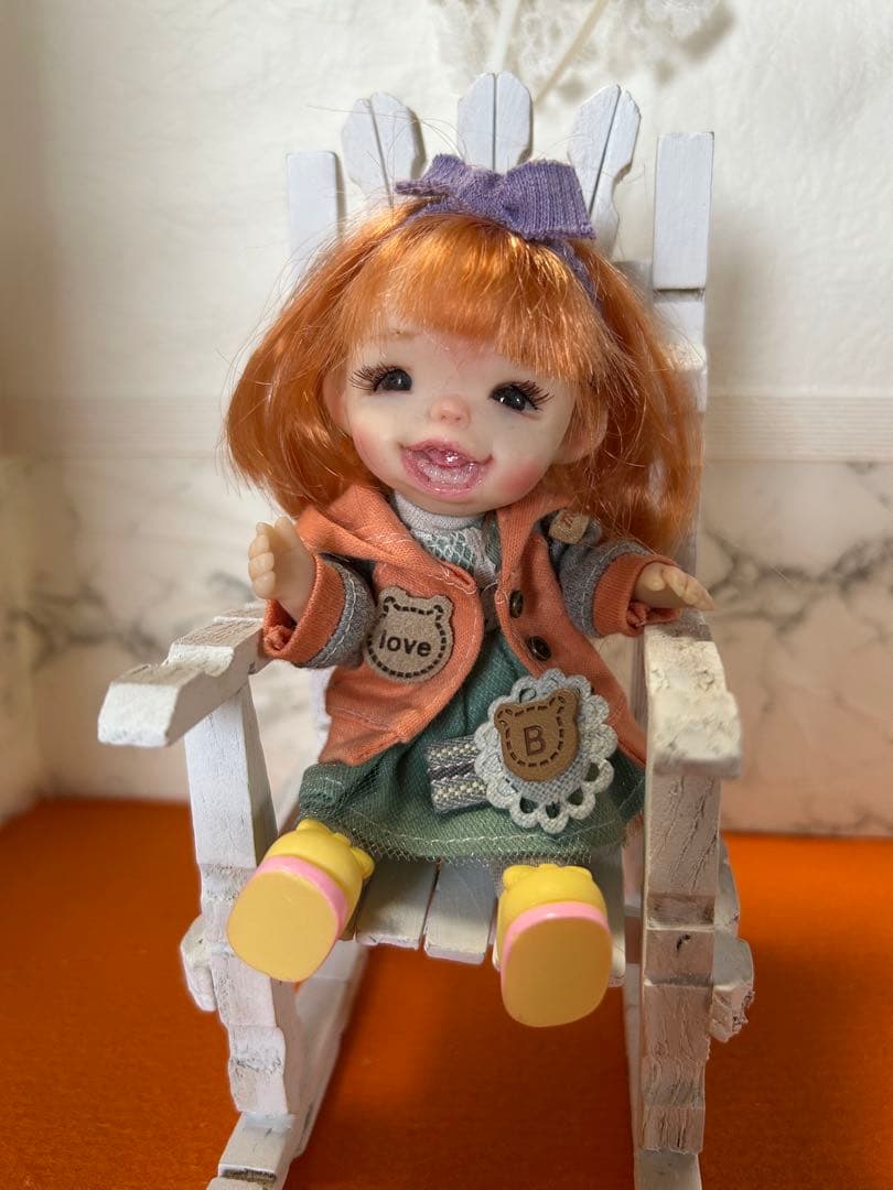 樹脂粘土ベビー　ドール オビツ11サイズ　手作りドール　女の子