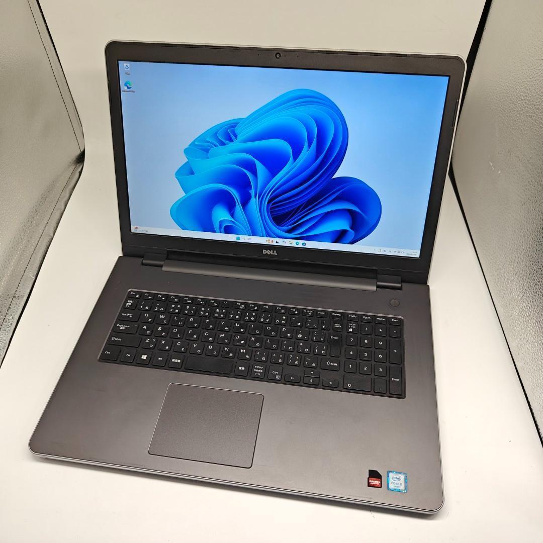 【DELL】爆速i7 SSD500GB 16GB 17.3インチ 大型ノートPC