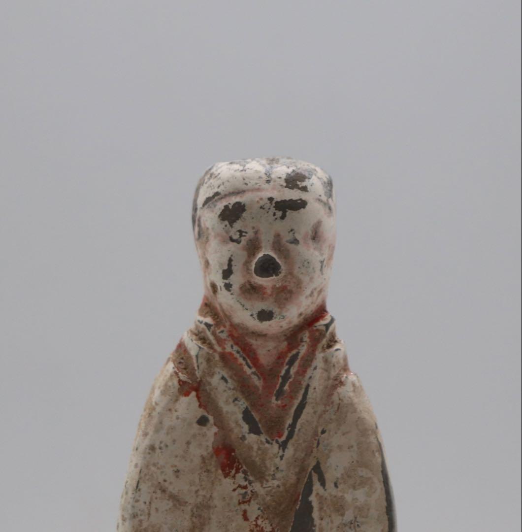 中国　漢時代　加彩女俑　彩陶　アンティーク　送料込み260318