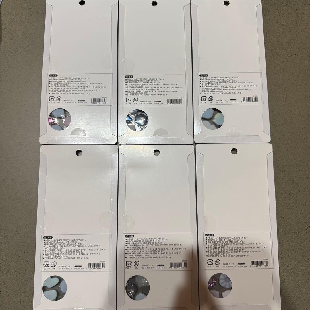 正規品 水族館限定 ボンボンドロップシール 6枚セット