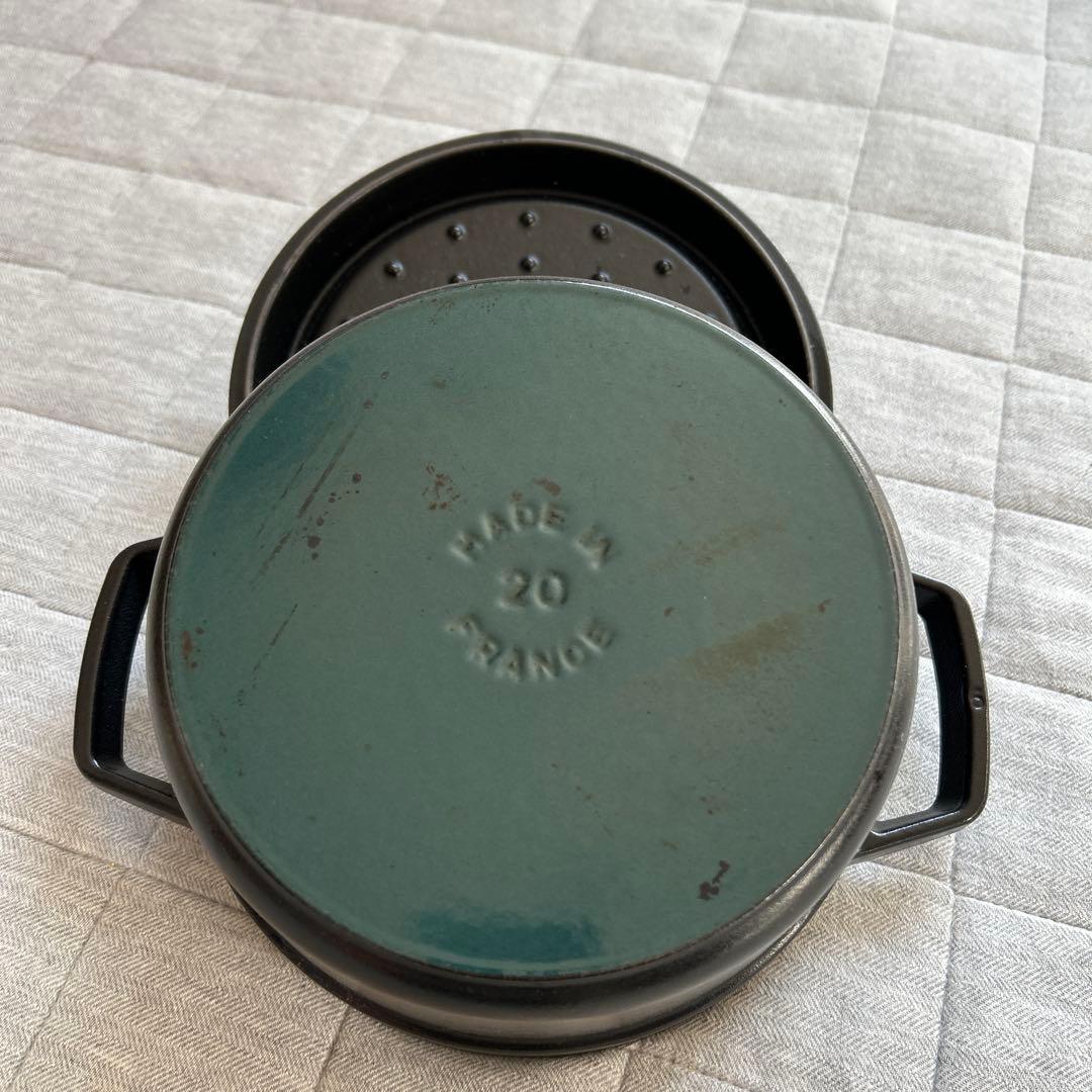 【本日限定価格】STAUB (ストウブ)ピコココットラウンド20cm(黒)