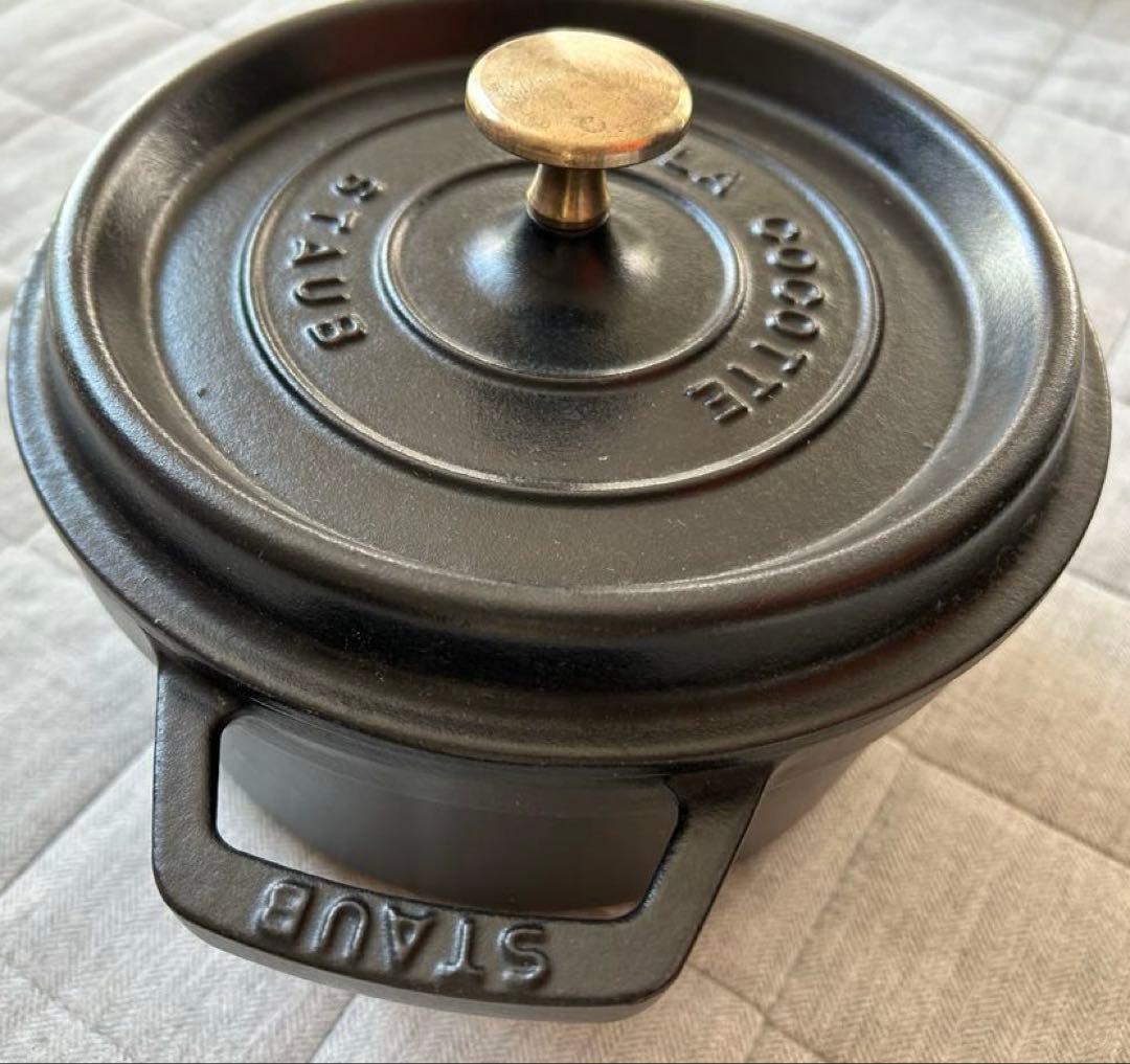 【本日限定価格】STAUB (ストウブ)ピコココットラウンド20cm(黒)