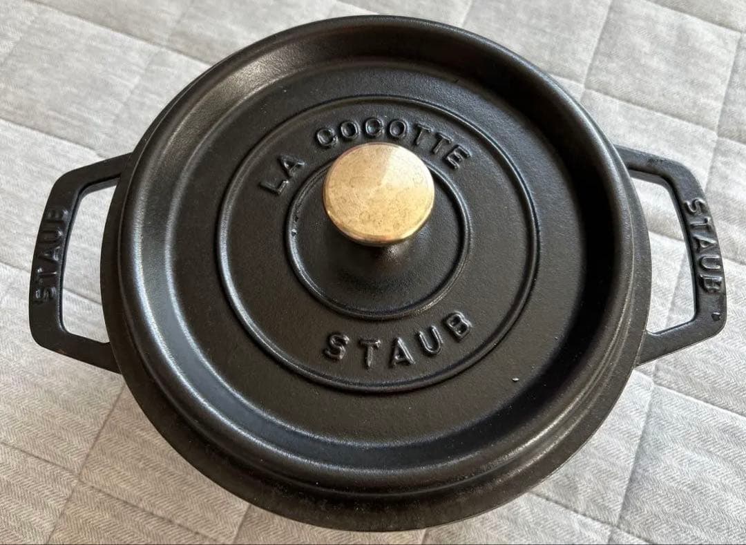 【本日限定価格】STAUB (ストウブ)ピコココットラウンド20cm(黒)