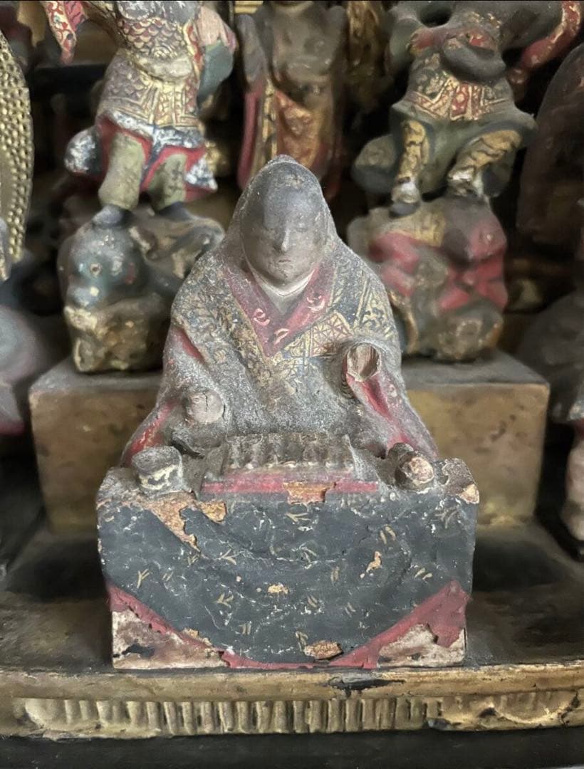 厨子入 十三仏 仏教美術 木彫極彩色 仏像 江戸時代