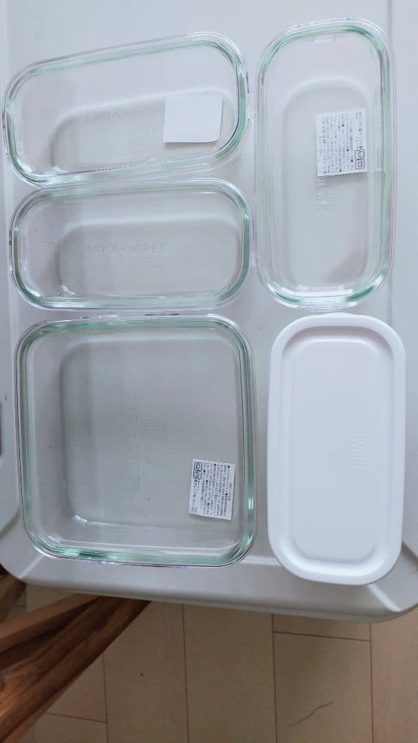 イワキ　iwaki パック＆レンジ 500ml×4個●1.2L