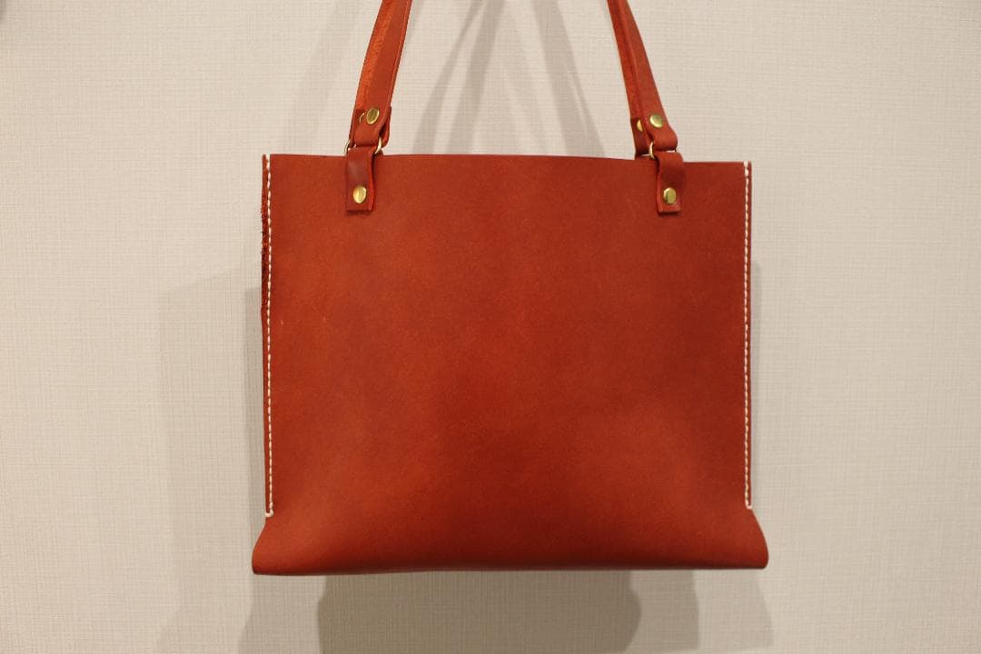 新品 総手縫い1点物 アトリエkokomo スマートトートバッグ