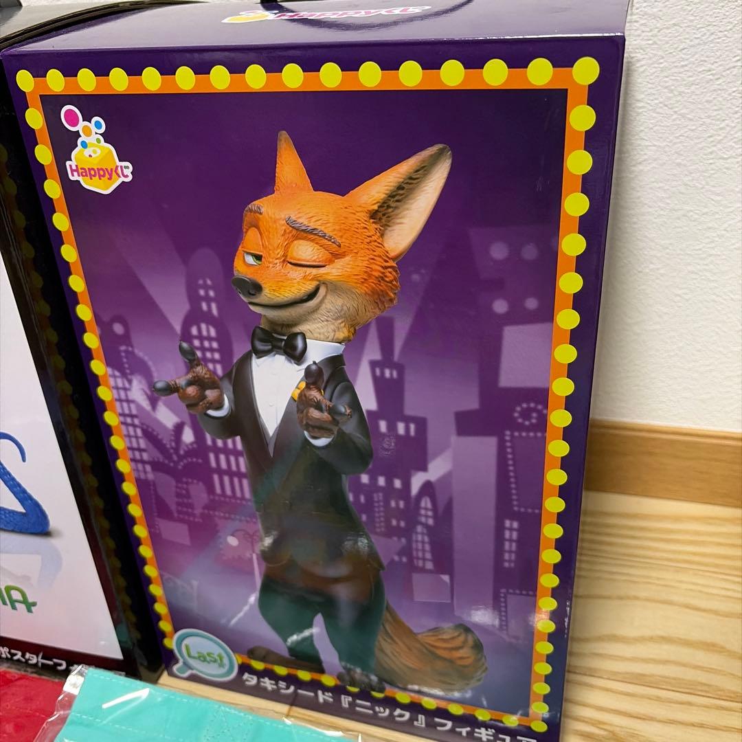 ズートピア2 ハッピーくじ A賞　ラストワン賞　フィギュア　セット　計１２点