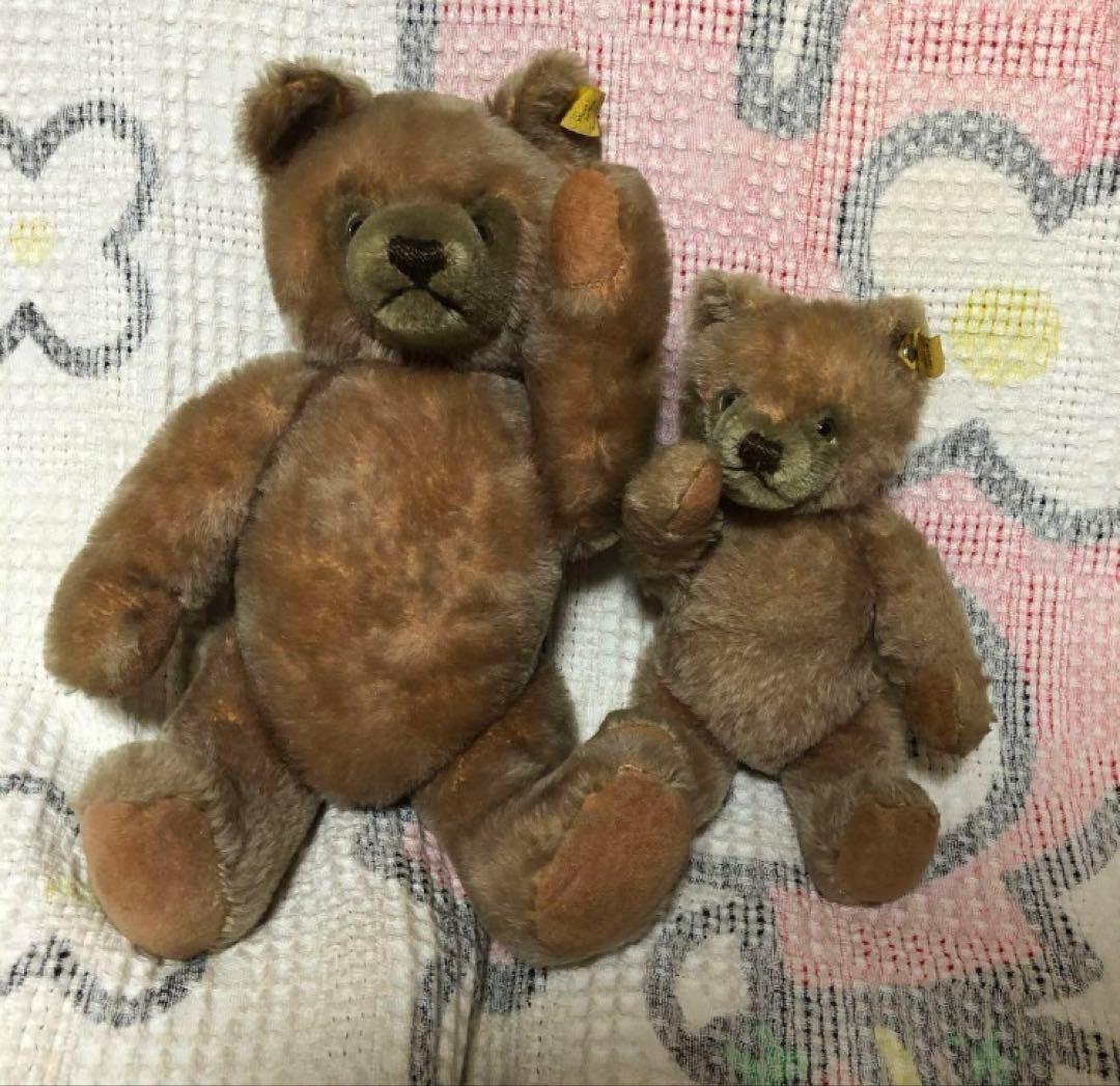 シュタイフ　アンティークベア　テディベア　2体セット　中古品