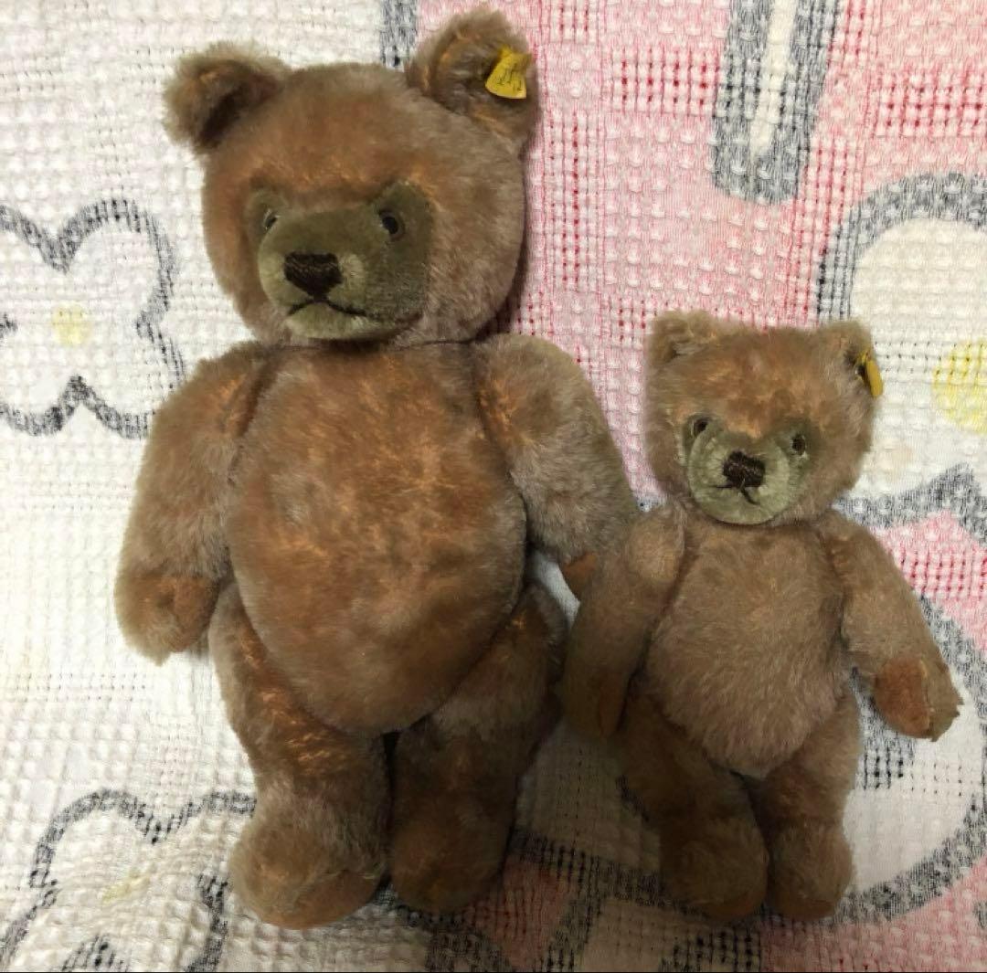 シュタイフ　アンティークベア　テディベア　2体セット　中古品