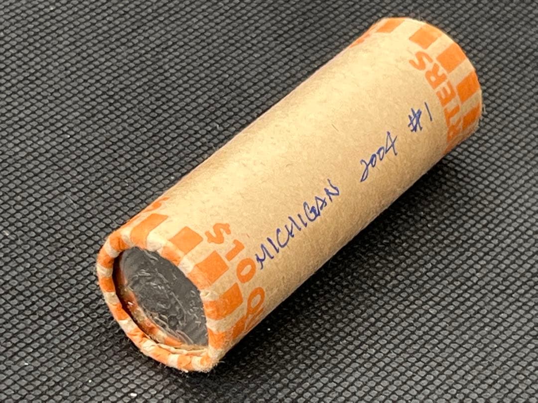 【新品未開封】2004年発行 ミシガン州Quarter 1 バンク•ロール