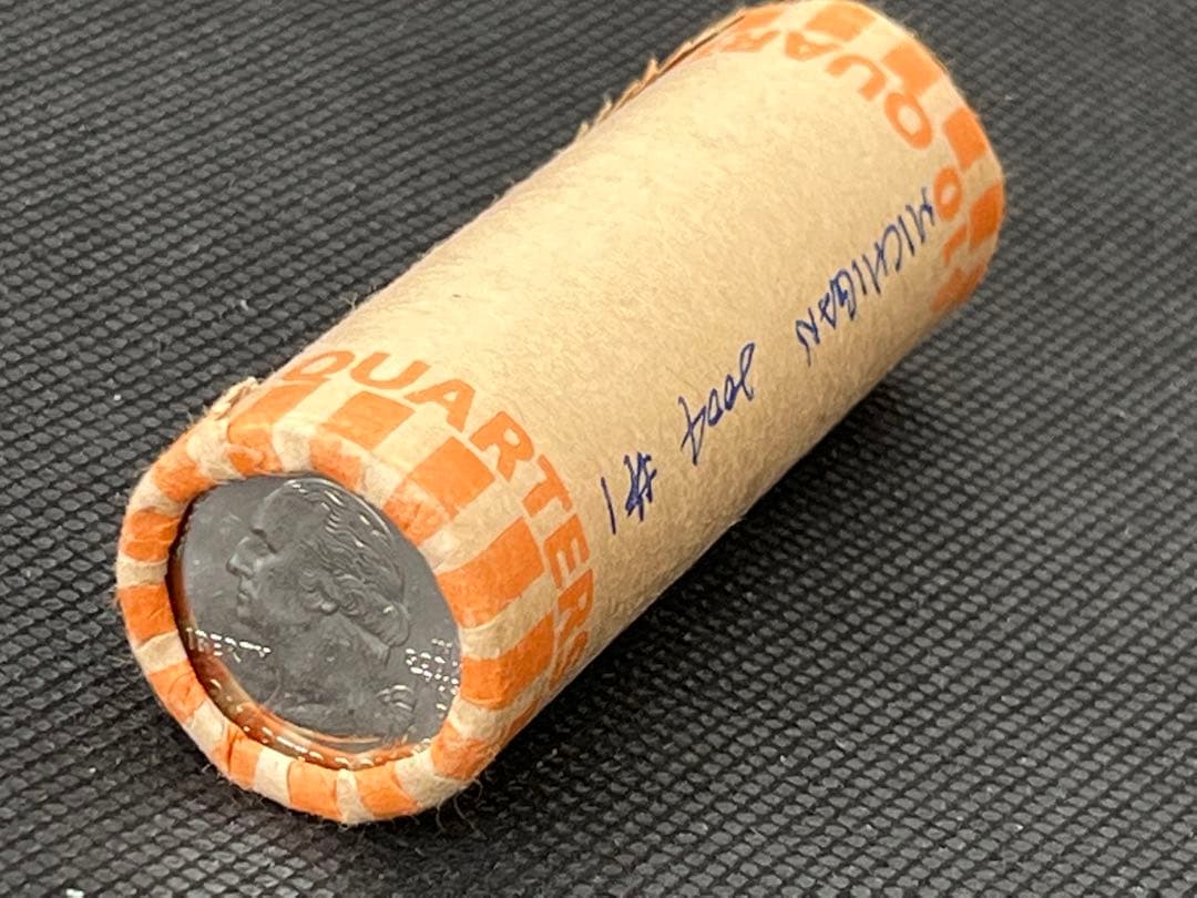 【新品未開封】2004年発行 ミシガン州Quarter 1 バンク•ロール