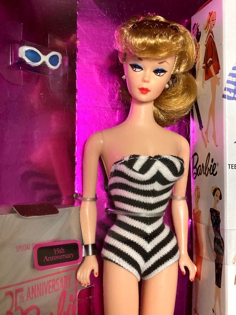 バービー　リプロのサンダル、手袋、サングラス　35thアニバーサリー　レア