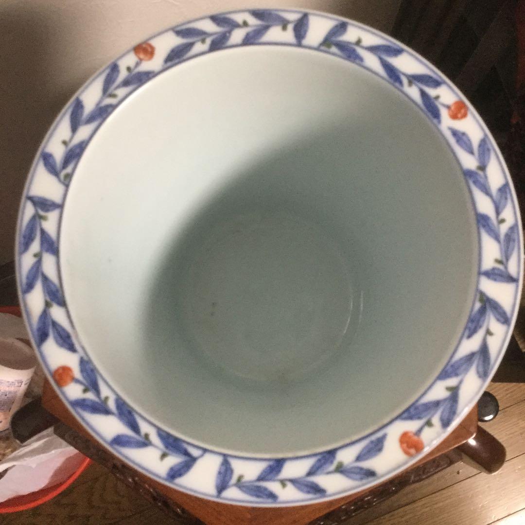 源右衛門の染付植木鉢、珍品