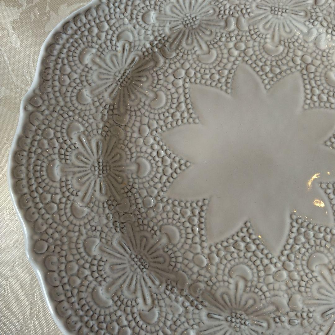 イタリア製＊BLANC D'IVOIRE ブラン ディボワール　プレート