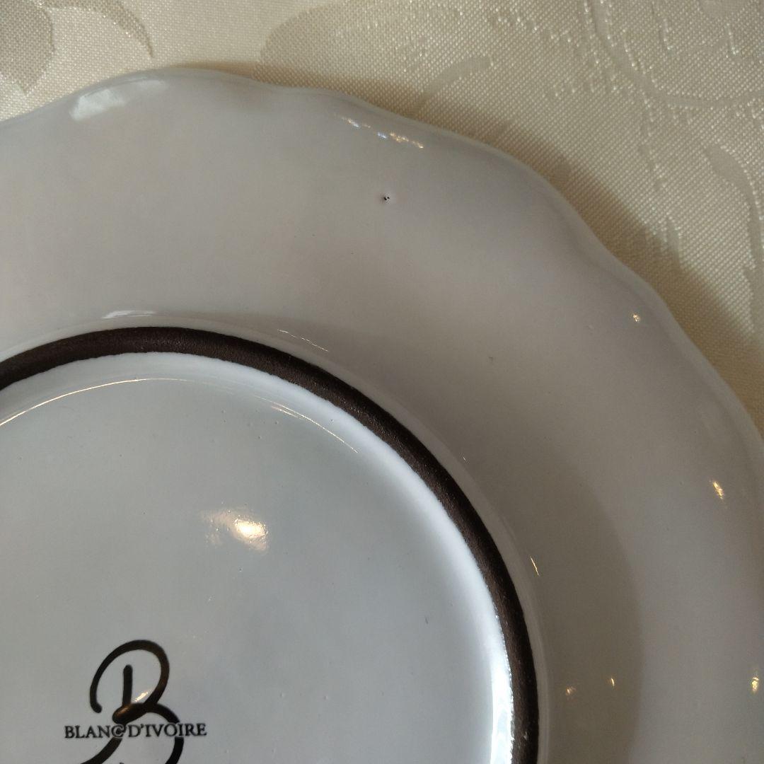 イタリア製＊BLANC D'IVOIRE ブラン ディボワール　プレート