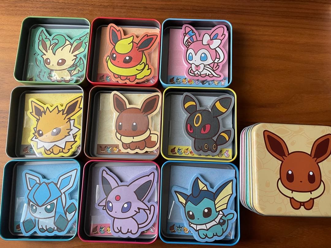 フルコンプ　ポケモンドールズ　ブイズ　メモ缶　イーブイコレクション　まとめ売り