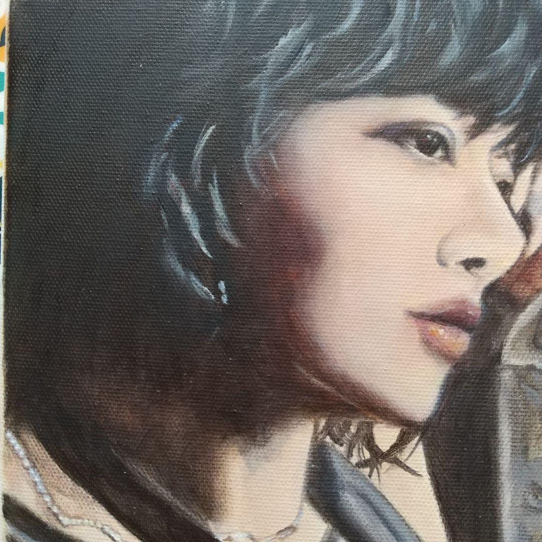 人物画#25 男性の肖像 油彩画 2号 油絵