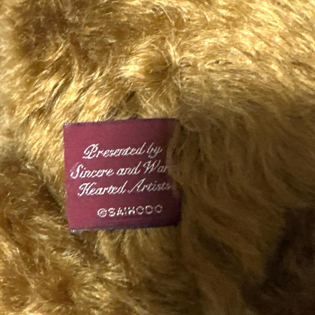 愛のテディベア展　2000年　テディベア　600体限定品　レトロ　彩鳳堂　日本製