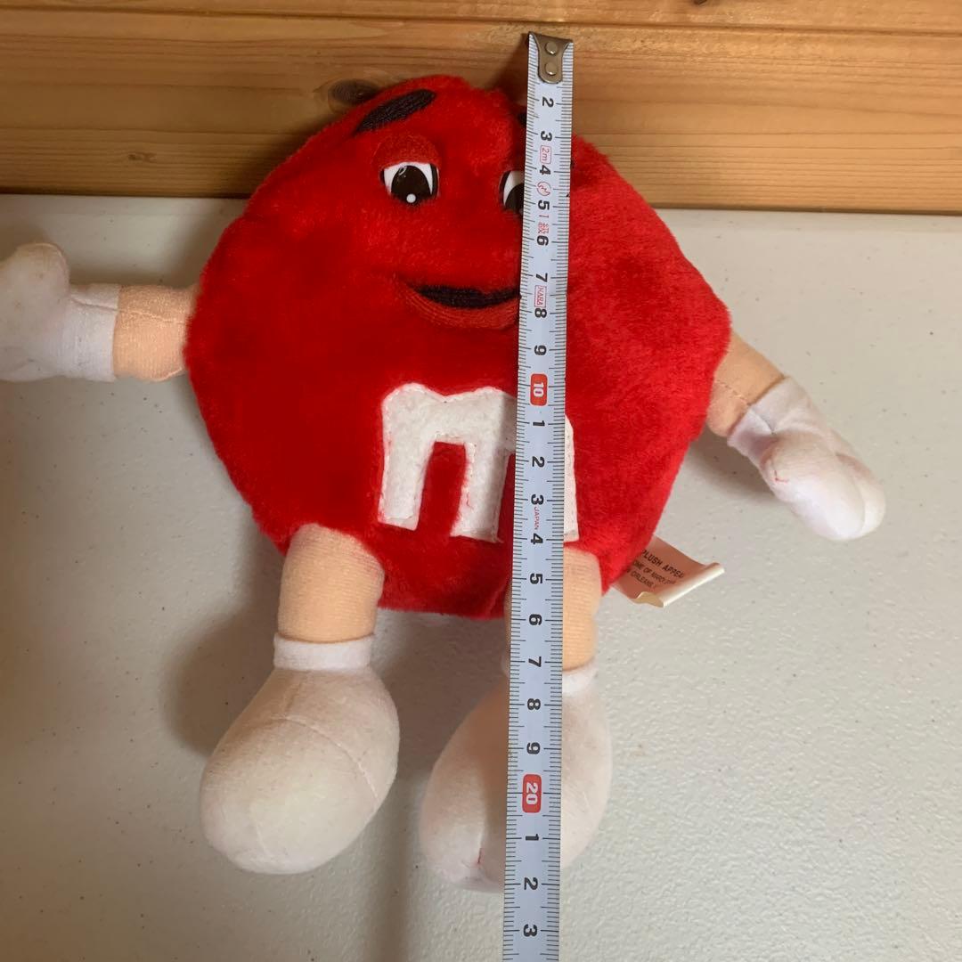 初期M&M's レッド ぬいぐるみ 約23cm スーパーレア