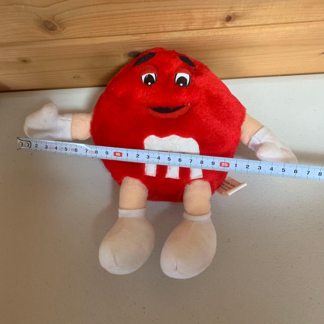 初期M&M's レッド ぬいぐるみ 約23cm スーパーレア